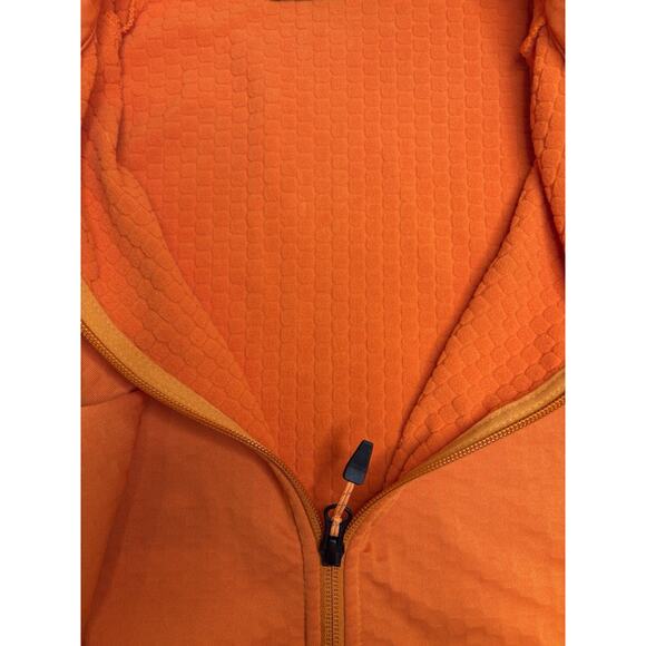 Men’s Marmot Orange Leconte Full Zip Fleece Size Large Excellent Condition - Picture 6 of 9
